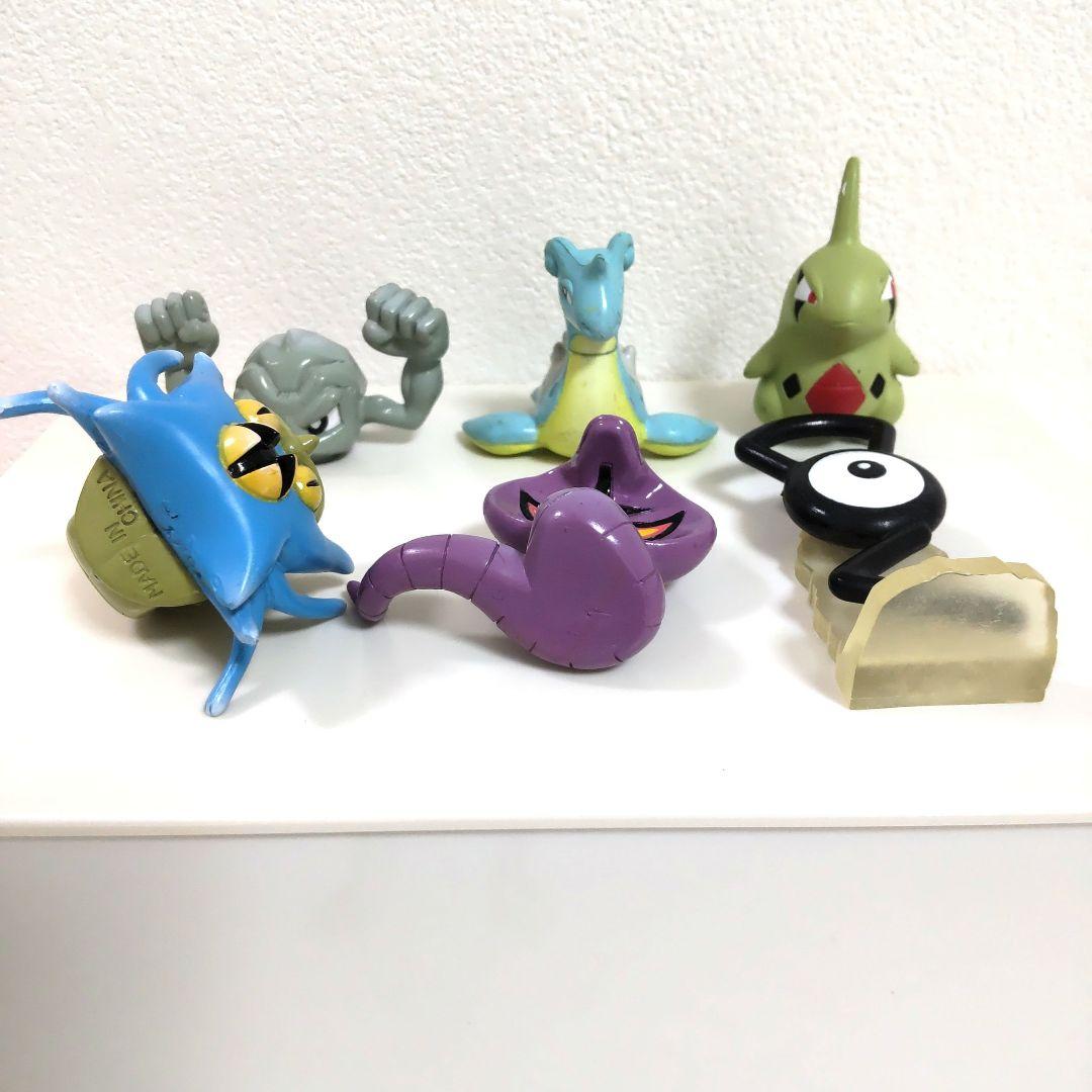 【当時物☆】中古品 ポケモン モンコレ 赤緑青金銀 ６体