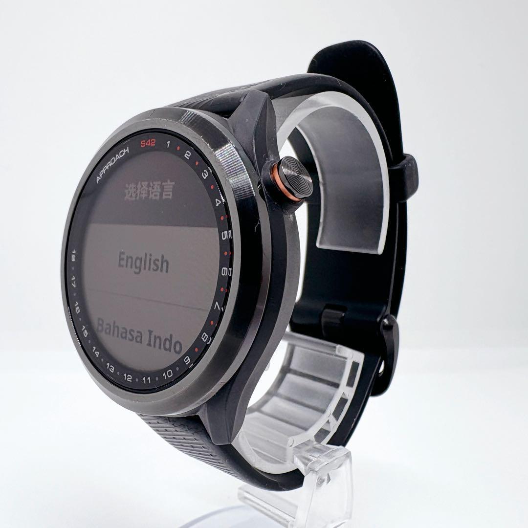 【美品】 GARMIN APPROACH S42 GPSゴルフウォッチ