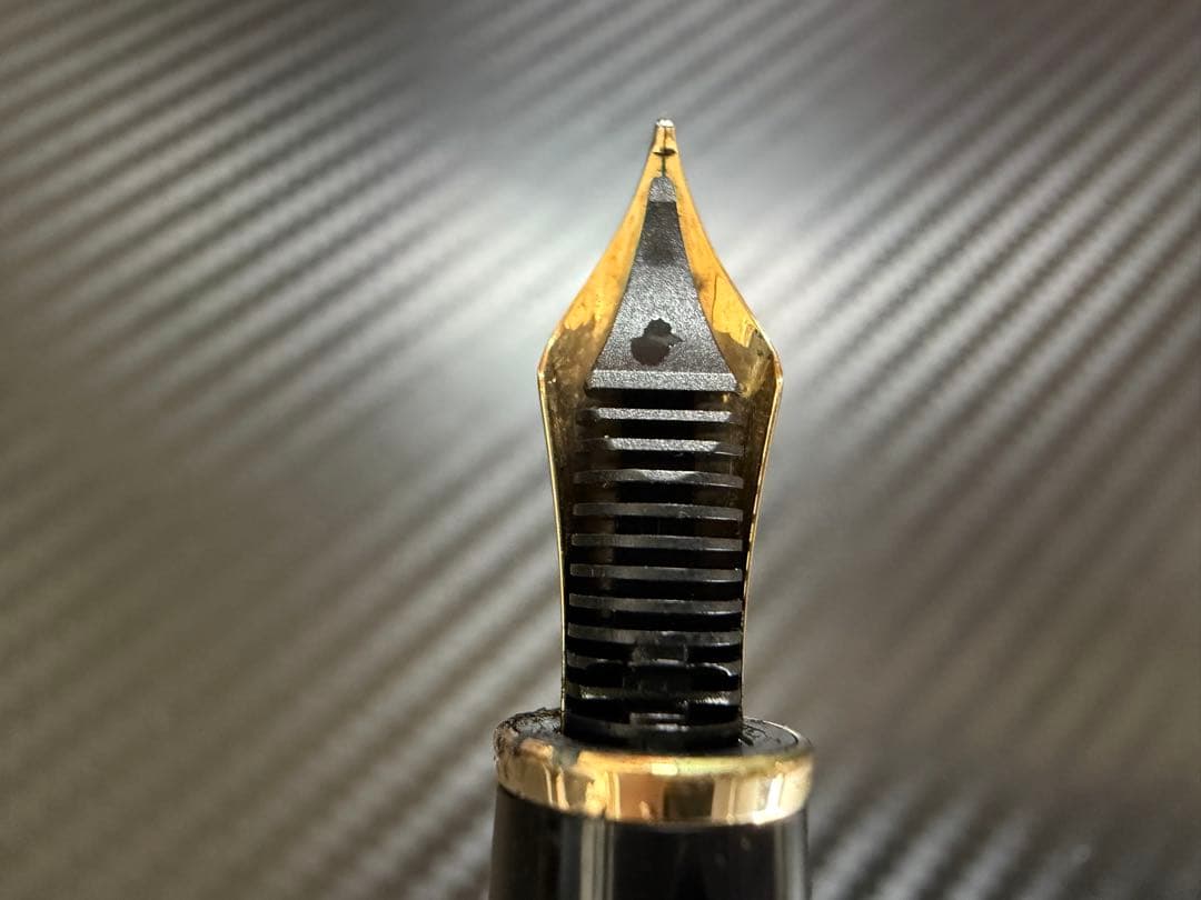 美品 モンブラン マイスターシュテュック 144 ブラック 中白 M 万年筆