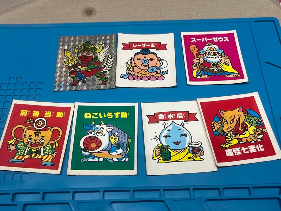 匿名配送　7枚　ビックリマンシール　パチシール　聖フェニックス　スーパーゼウス