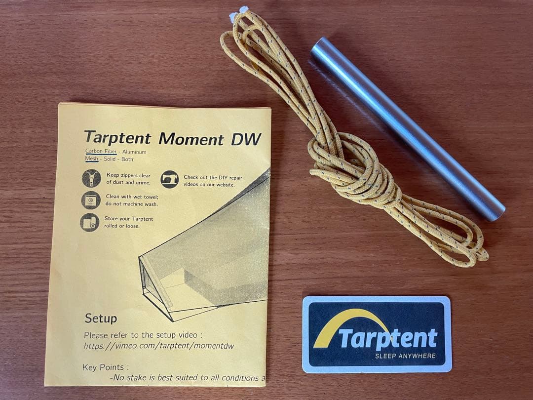 Tarptent Moment DW タープテント モーメント インナー2種付き