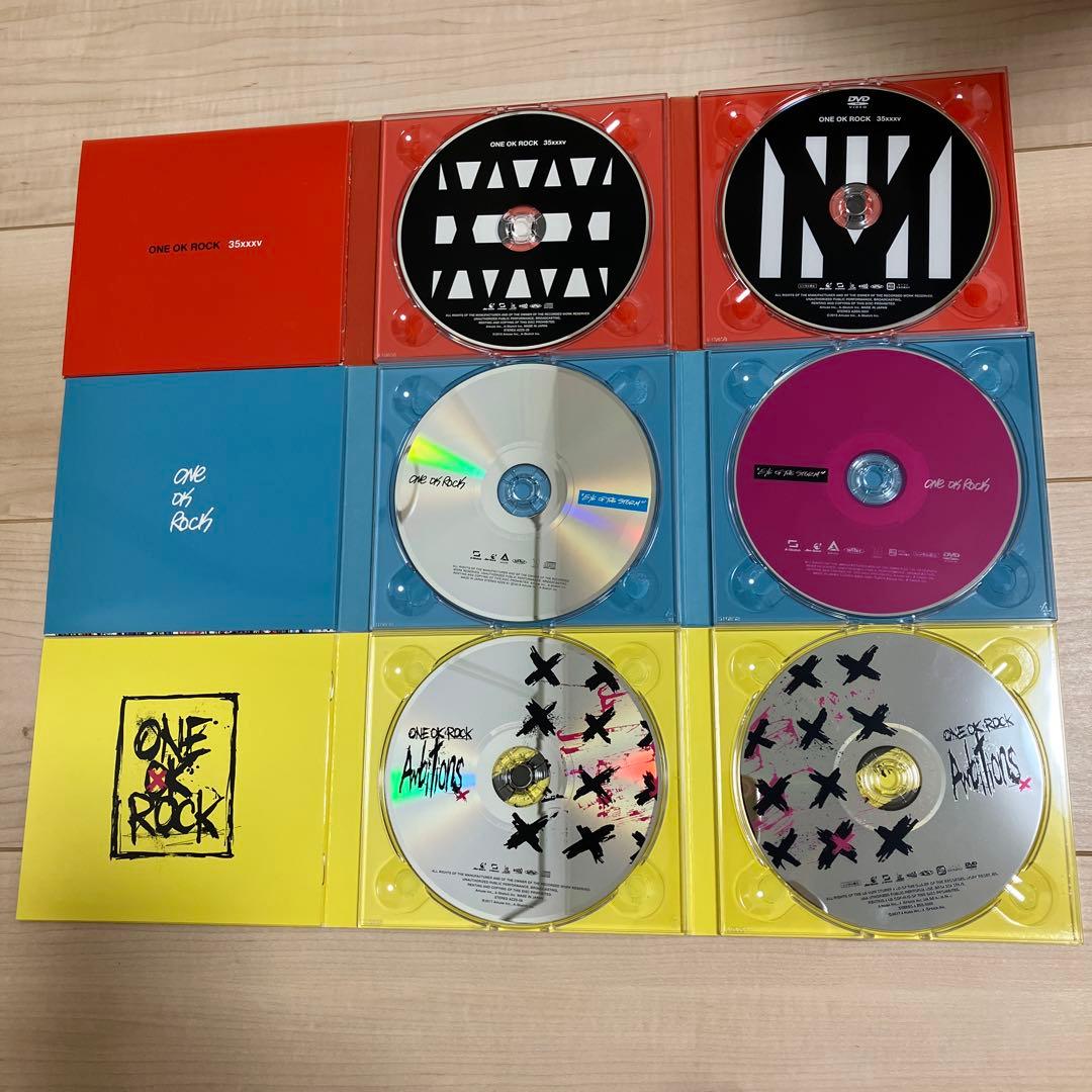 美品 ONE OK ROCK 初回限定盤 CD+DVD アルバム まとめ売り