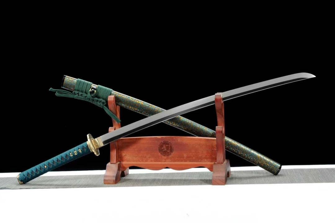 風袖打刀 漆木鞘下緒付 美術刀 刀装具 模擬刀 日本刀 模造刀 鑑賞用 武具