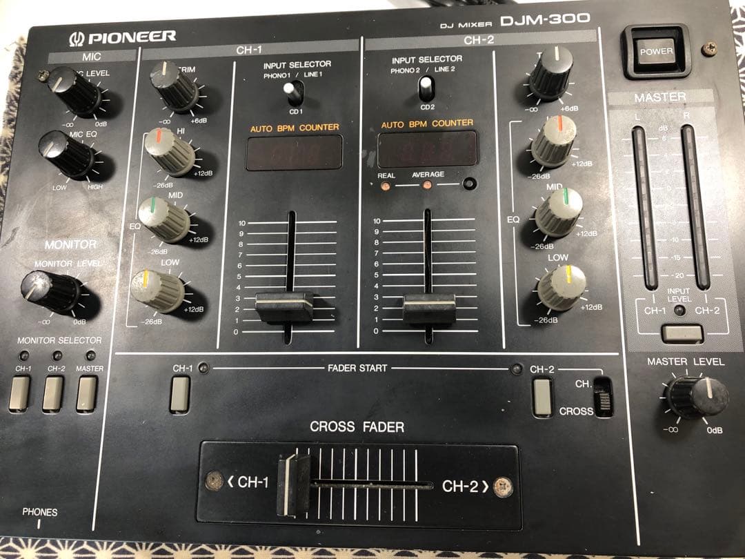 pioneer dj パイオニア　DJM-300 フェーダーメンテナンス