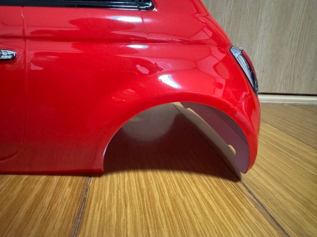 FIAT500 タミヤアフターパーツ 完成品 スペアボディ Mシャーシ用