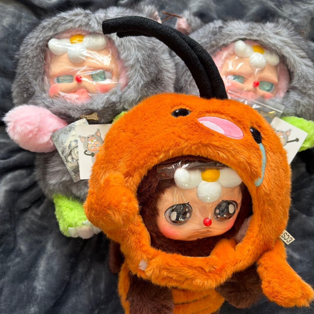 SD3 600% V3 シリーズ ぬいぐるみ　オオカミちゃん　ゴキブリ 3セット