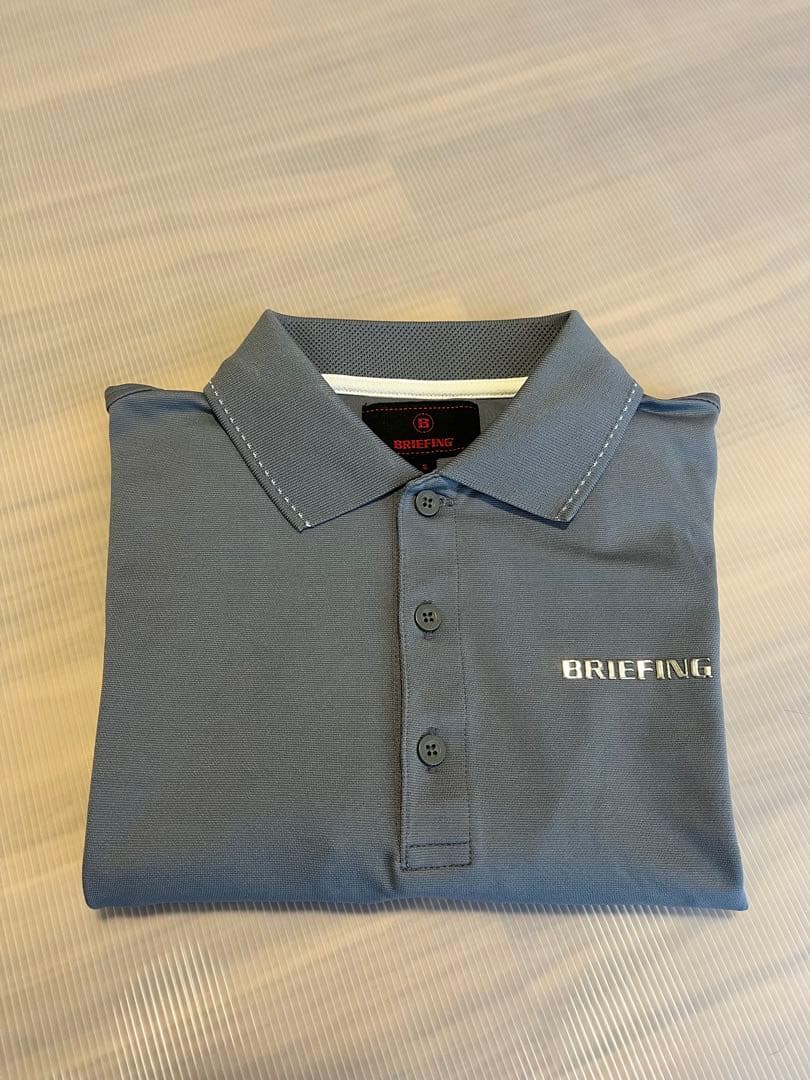 【S】BRIEFING GOLF ベーシック長袖ポロ