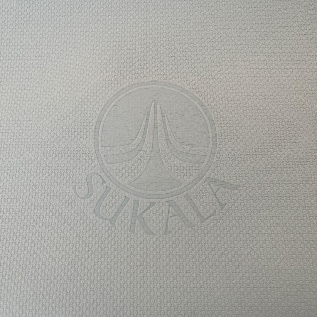 SUKALA リバーシブルヨガマット 水色 マットケース付き　ヨガウェアMサイズ