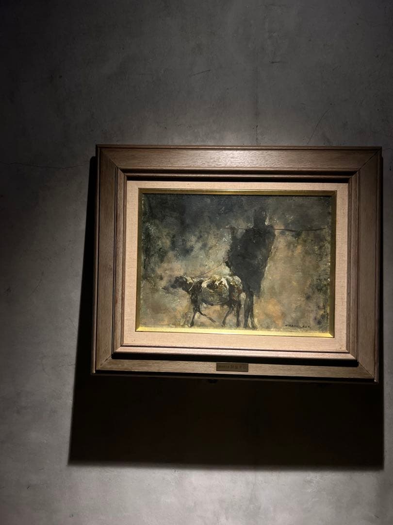 他の方発送×阿部平臣【肉筆油彩画】直筆サインあり