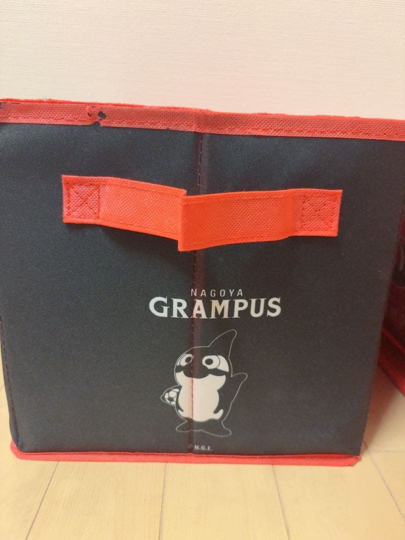 【本人確認後オークション販売】名古屋グランパス 収納ボックス