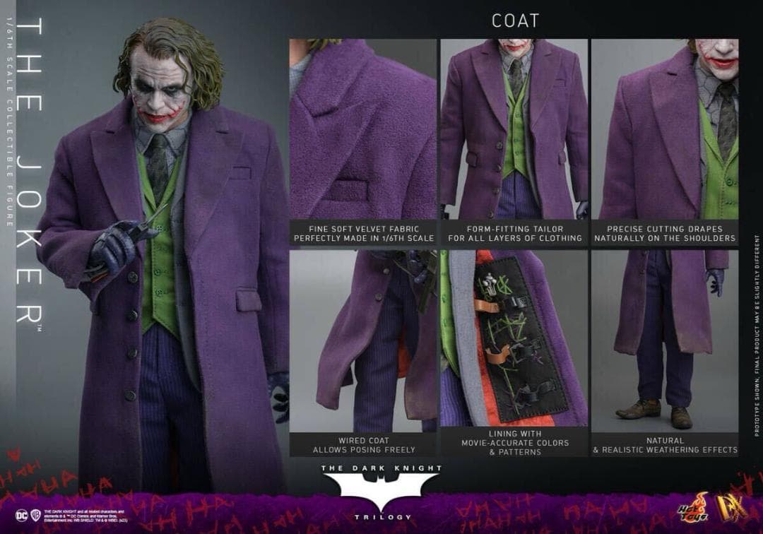 ホットトイズ 1/6 バットマン ダークナイト ジョーカー 通常版 DX32