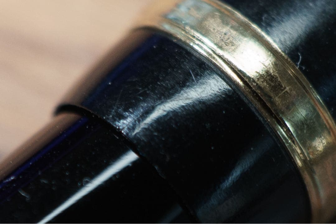 ロットリング ロールクリ 透明ニブ 万年筆 セルロイド/エボナイト 廃番製品