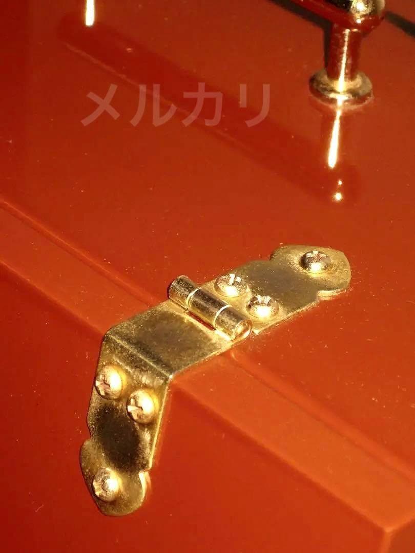 廃番品　メイクボックス 小　紀州塗り　根来塗　鏡台　コスメボックス