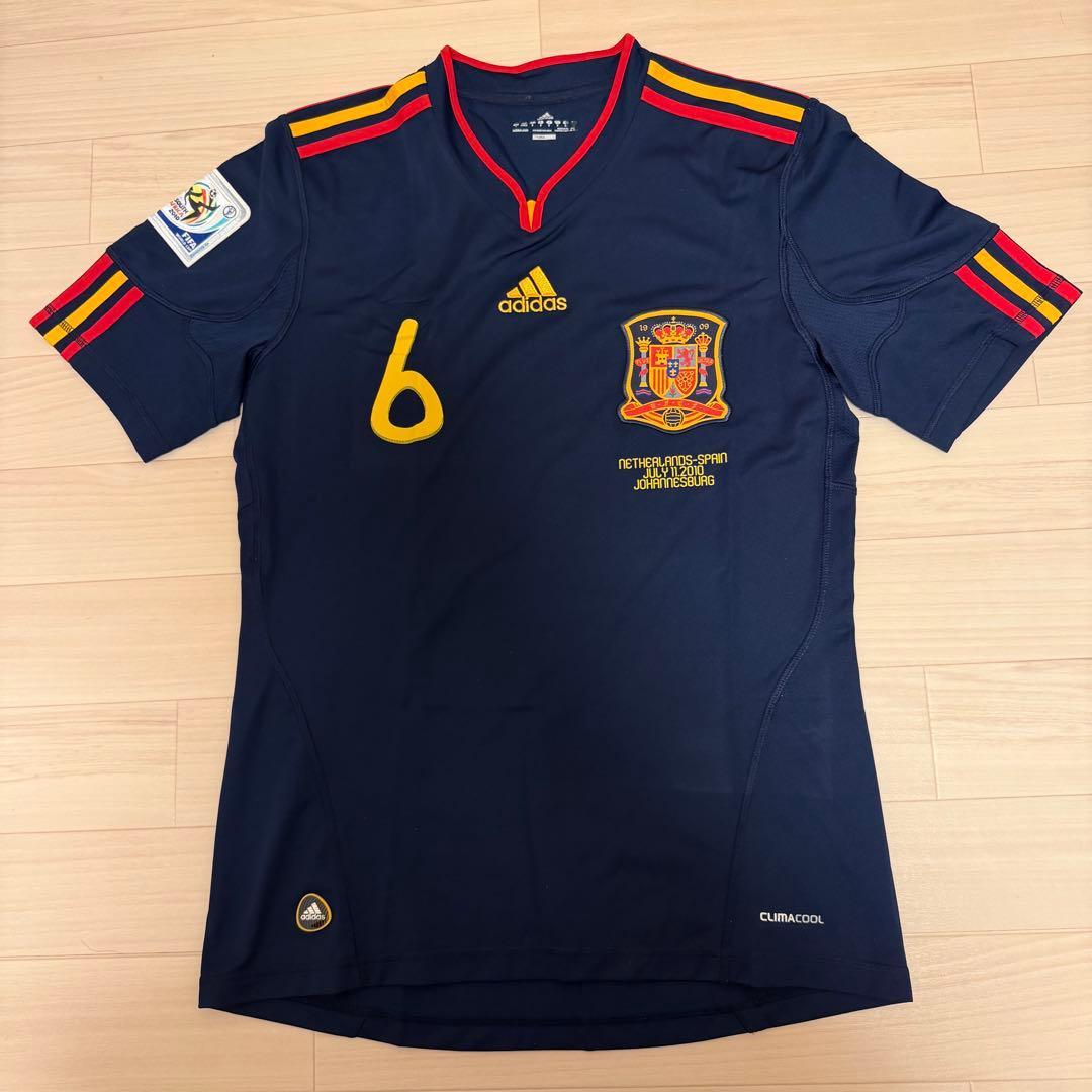 スペイン代表 A. INIESTA 6番 ユニフォーム 2010 W杯初優勝決勝