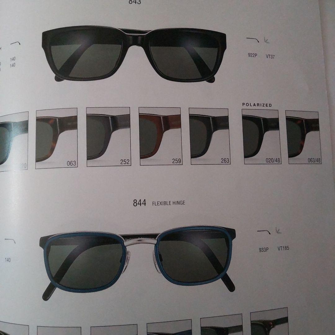 舘ひろし貴重アルマーニサングラスカタログ