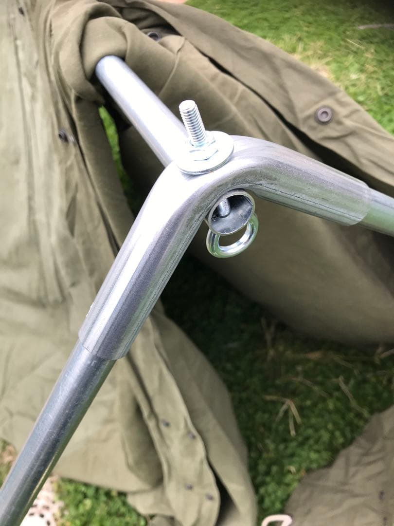 取説付き《フォックスベース仕様》二股フレーム＋棟ポール　快適キャンプセット⭐︎