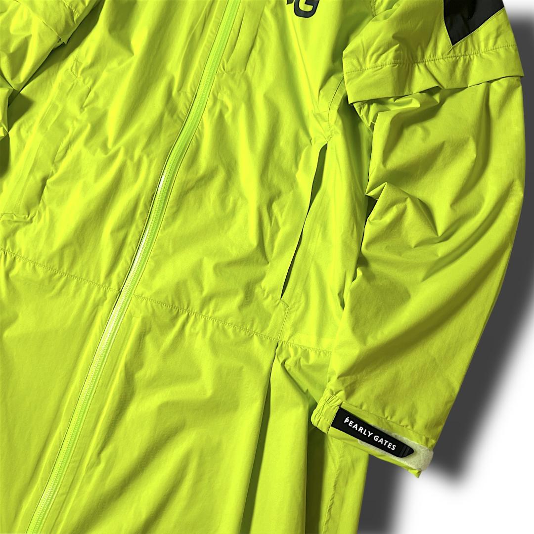 1 パーリーゲイツ AQUAX 防水透湿 レインジャケット ワンピース 黄