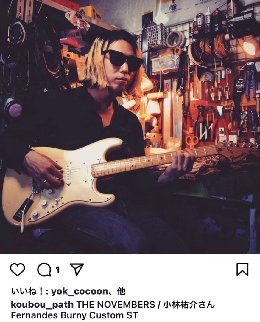 fernandes burny custom 70年代　fst-75