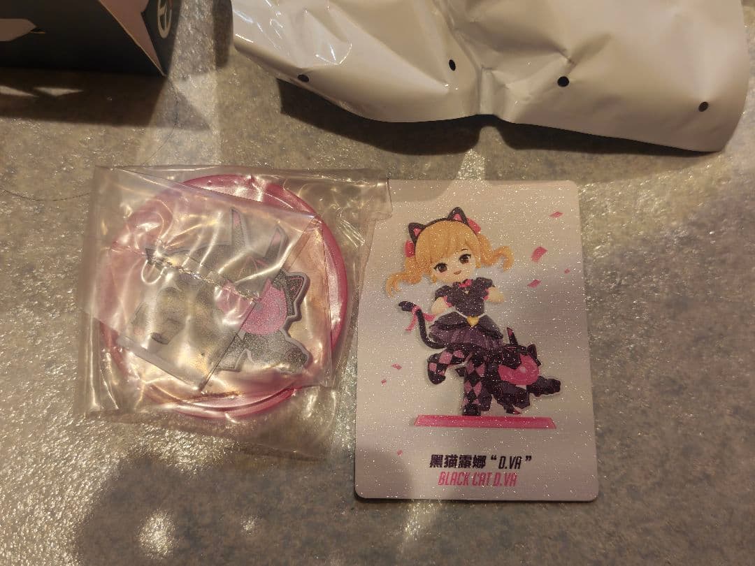 即発送オーバーウォッチ　D.VA フィギュア　シークレット　黒猫 POPMART