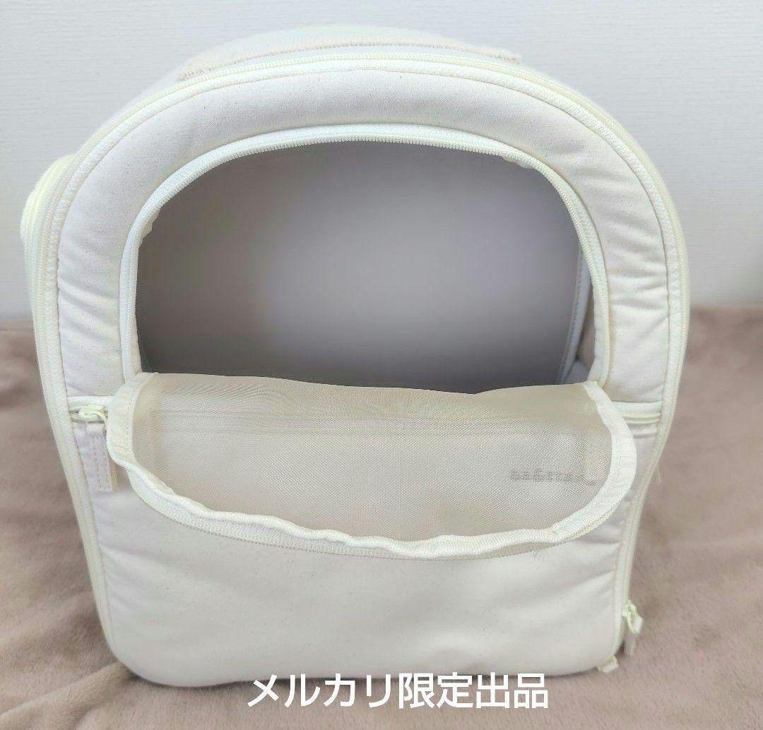 本日価格　ba&ttang　バエンタン リュックキャリー　アイボリー　S　中古品