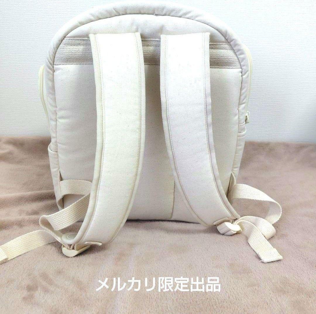 本日価格　ba&ttang　バエンタン リュックキャリー　アイボリー　S　中古品