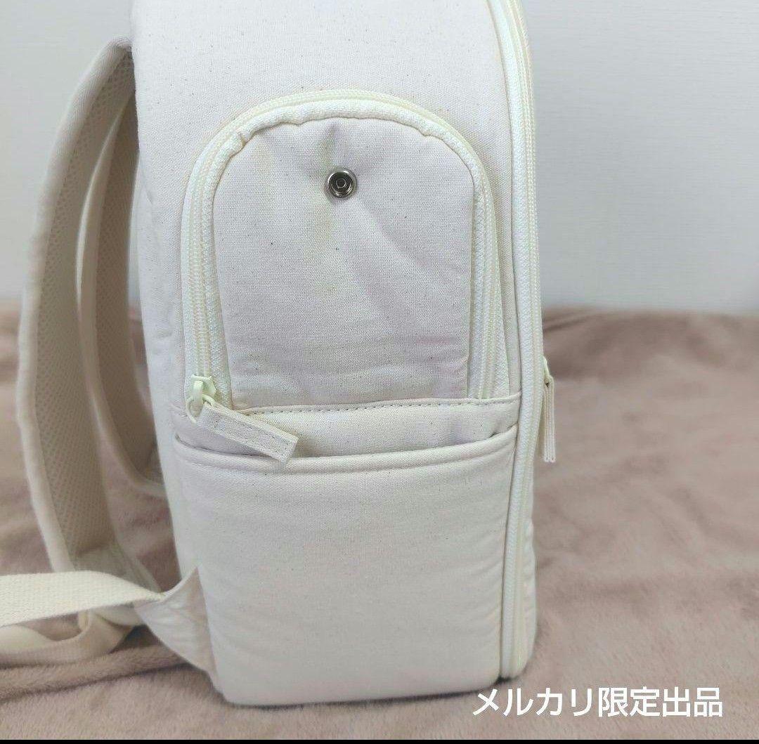 本日価格　ba&ttang　バエンタン リュックキャリー　アイボリー　S　中古品