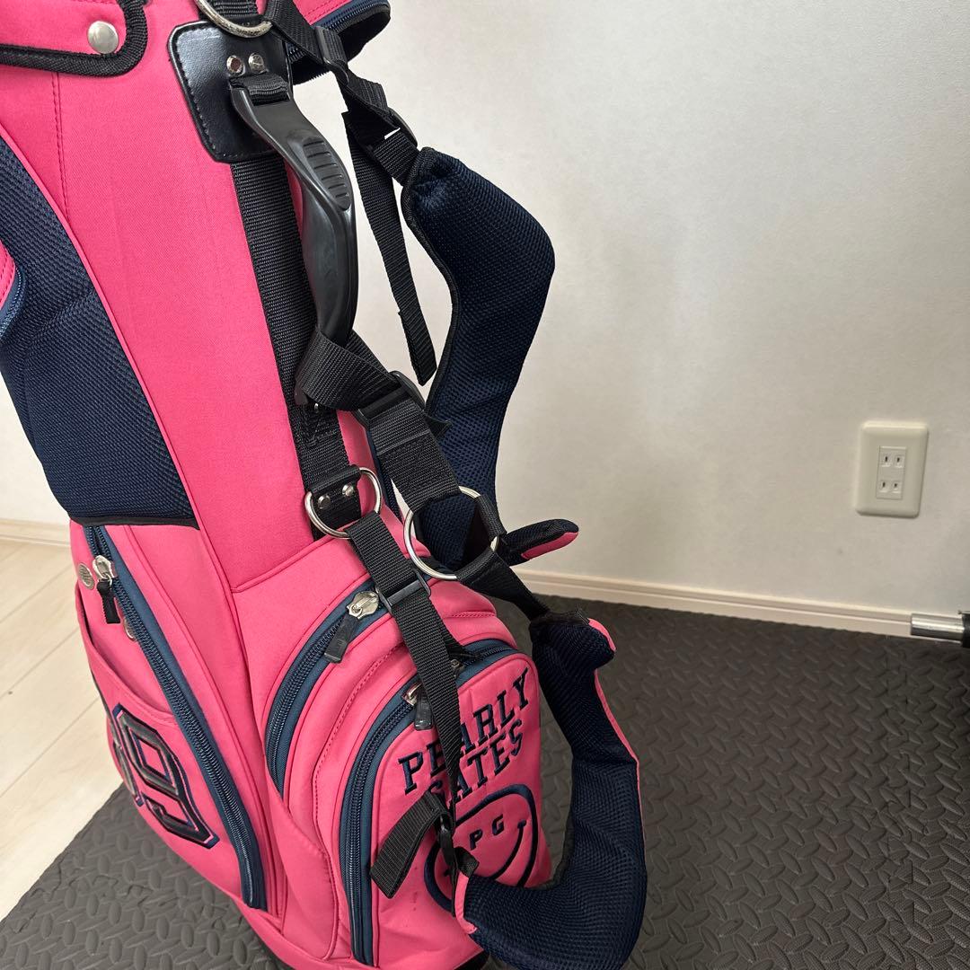 パーリーゲイツ スタンド式キャディバック ピンク