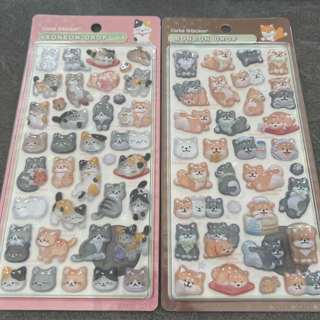 [正規品]BONBON DROP シール 和柄 新作8点セット クーリア