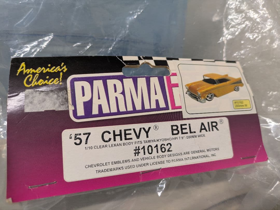 1/10 PARMA 57 CHEVY BEL AIR シェビー ベルエア 2枚