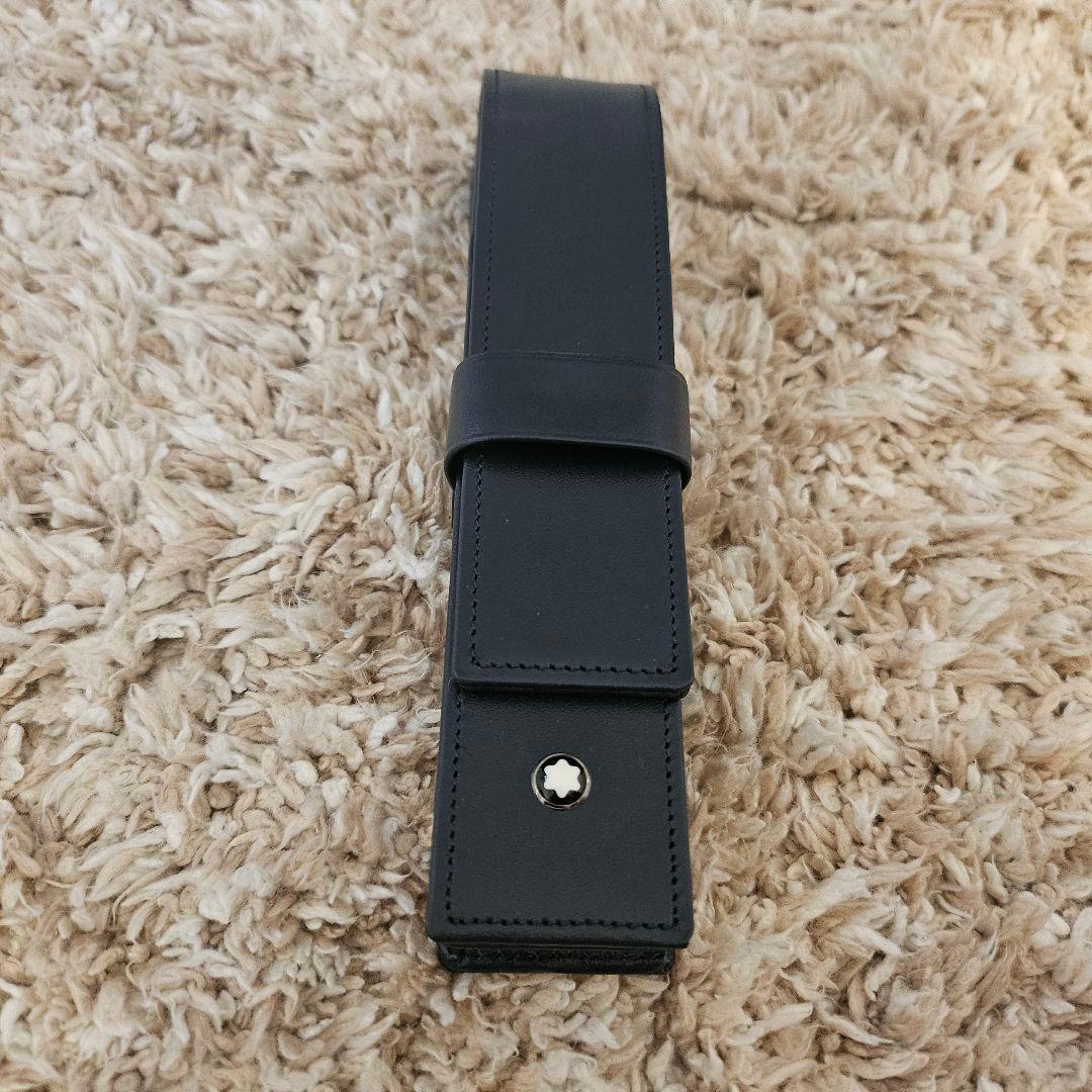 Montblanc マイスターシュテュック 1本差 ペンポーチ ネイビー