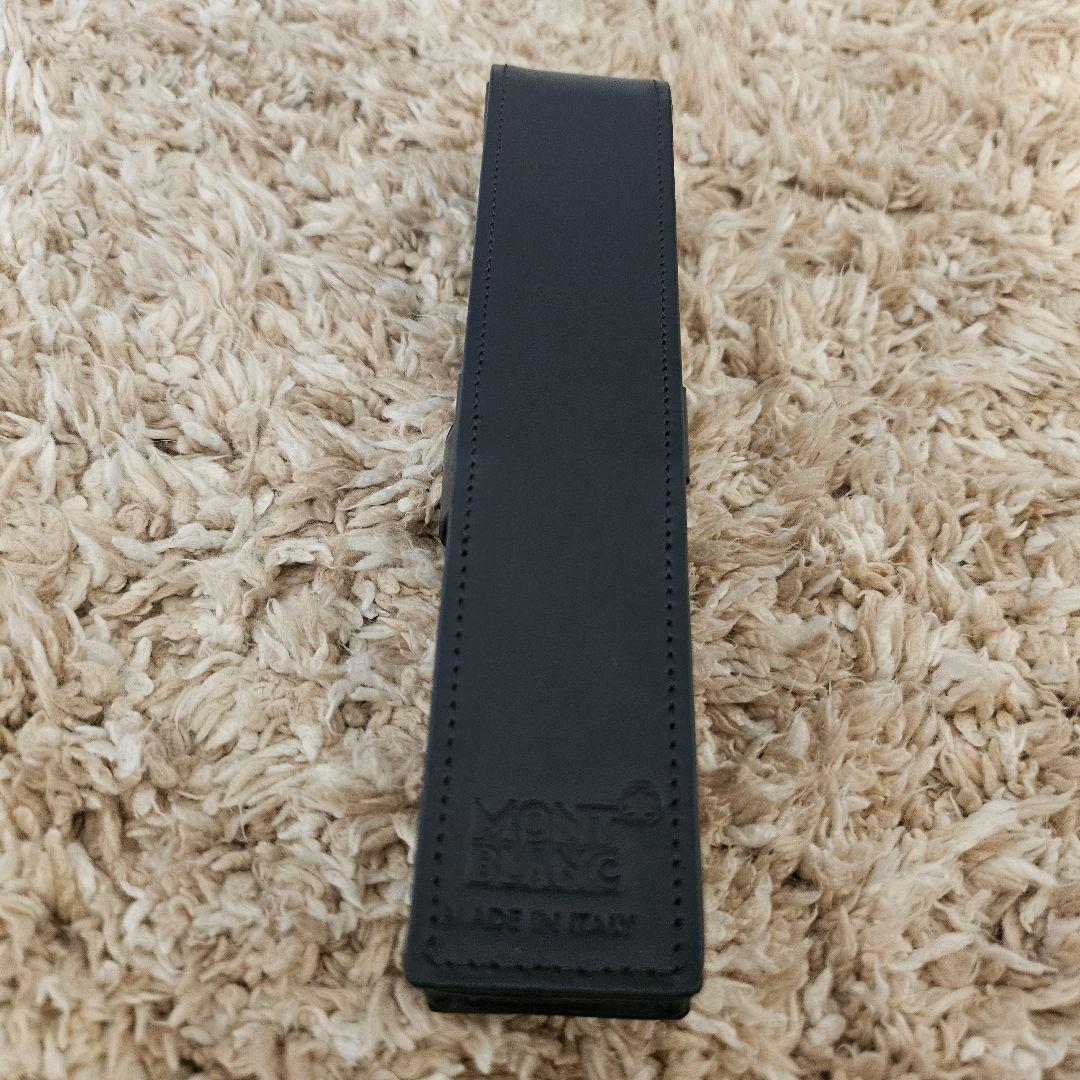 Montblanc マイスターシュテュック 1本差 ペンポーチ ネイビー