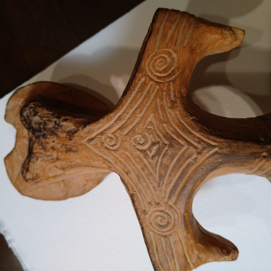 ハート型 土偶 レプリカ 複製品 置物