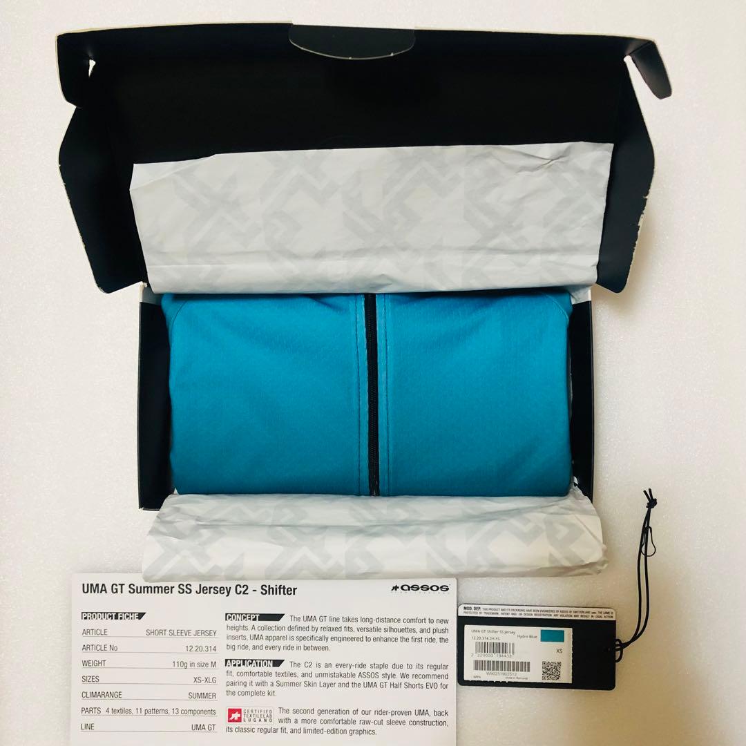 ◆アソス◆レディース サイクルジャージサマーショートスリーブXSサイズ 夏半袖