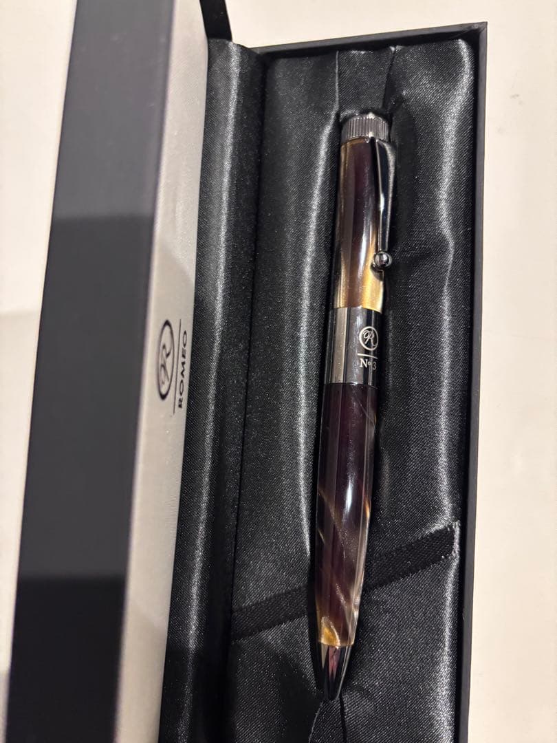 ロメオNo.3ボールペンとケース、ノートセット