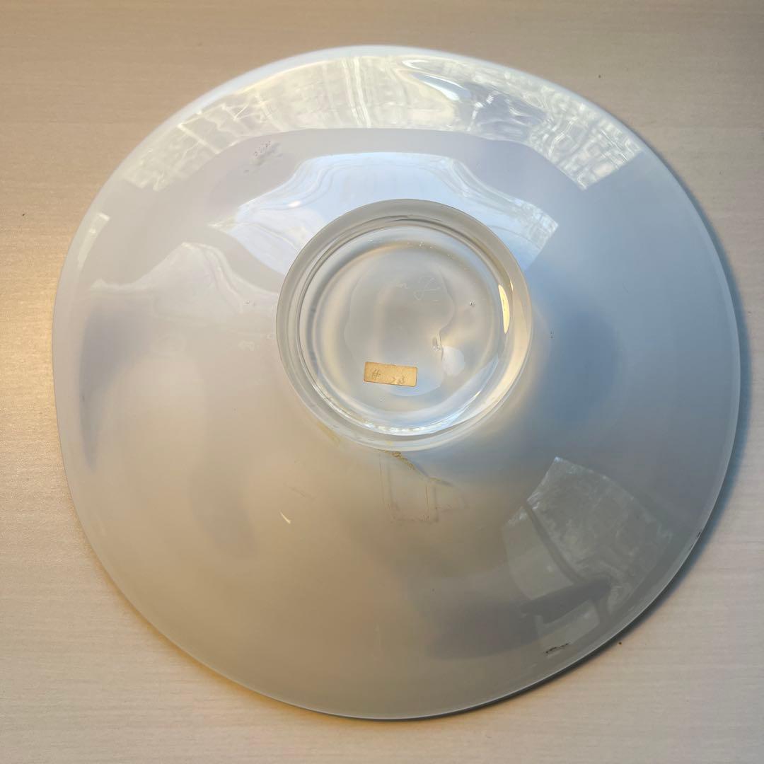 藤田潤　ガラス大皿　名品