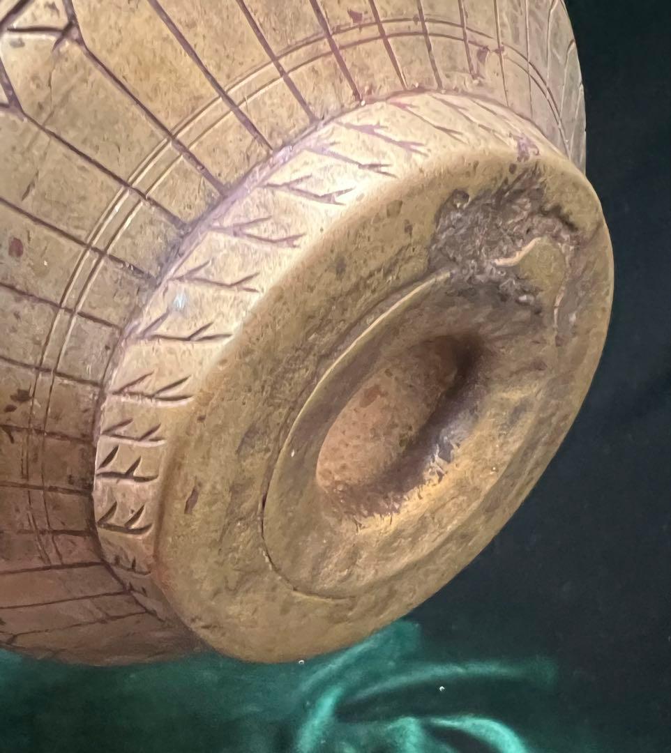 希少外国製古代19世紀ブロンズティーポット骨董現状品のみ25cmx26x11cm