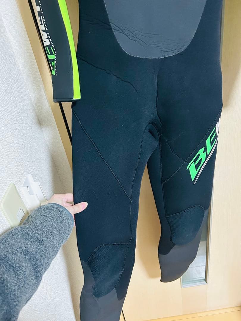 ビーウェット　BeWet 5mm フルスーツ ブラック　ウェットスーツ