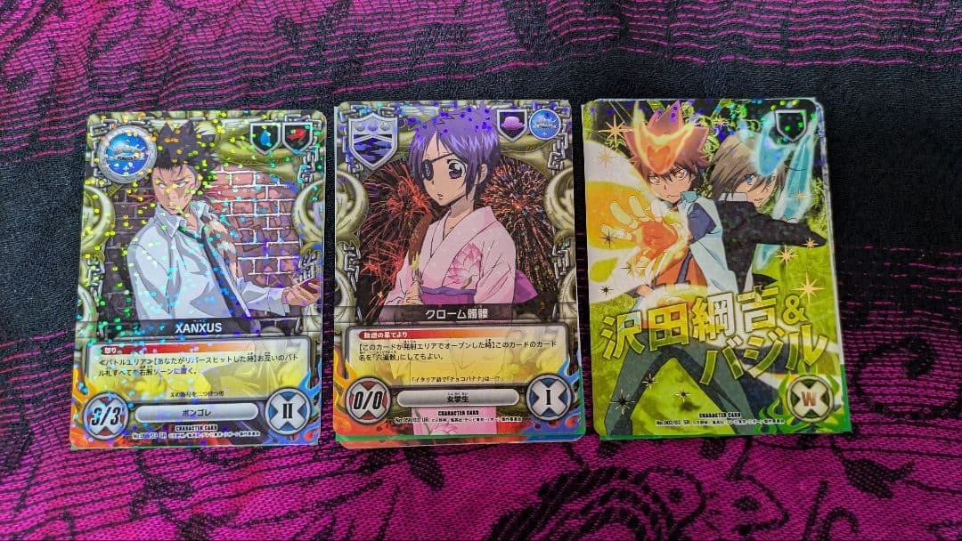 REBORN CCG第3弾 ブースターBOX SR UR Xanxus ツナ他