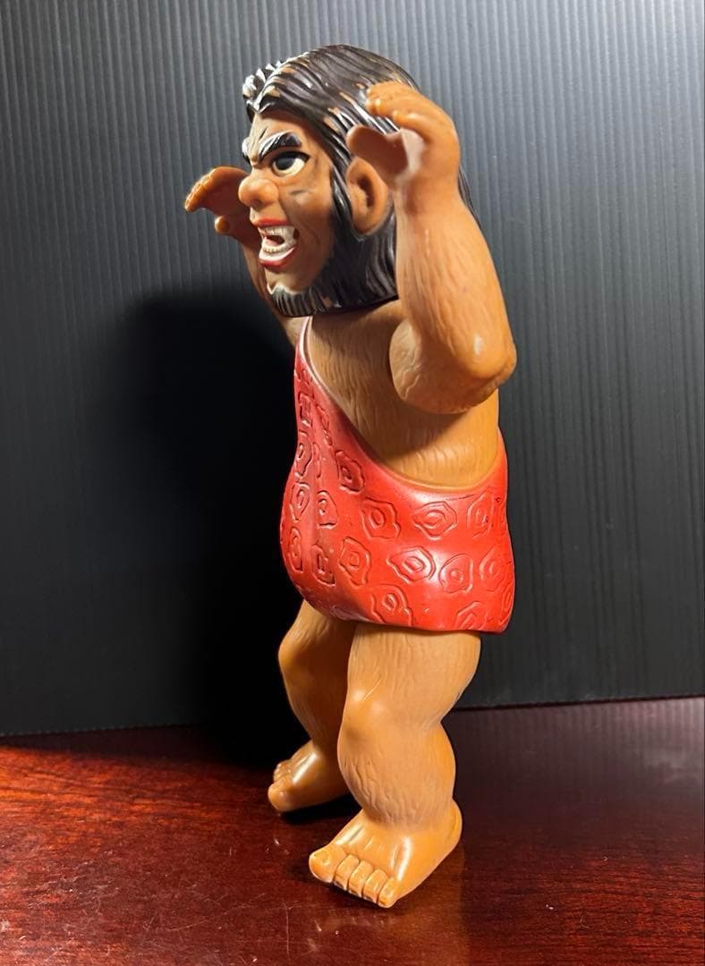 獣人　ゴリラマン　タイガーマスク　ソフビ　当時物　中嶋製作所 　プロレス