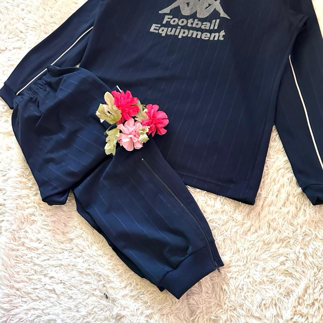 FOOTBALL EQUIPMENT 【上下2点セット】ネイビー　ジャージ　L