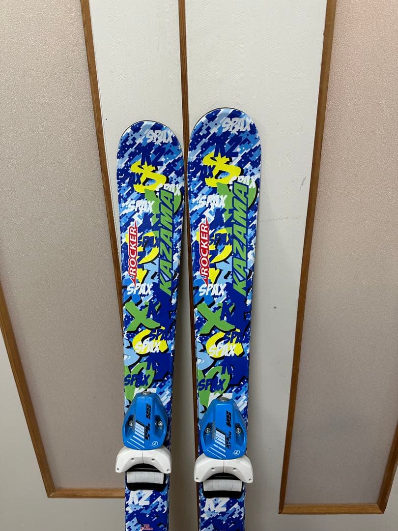 KAZAMA スキー板106cm,ブーツ23.5cm,ストック90cm