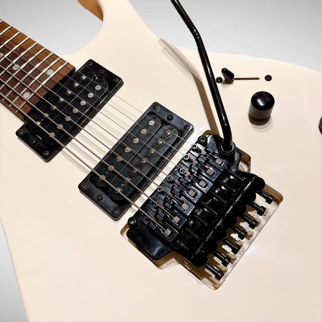 【弦交換済】PLAYTECH 7弦ギター　フロイドローズピックアップ