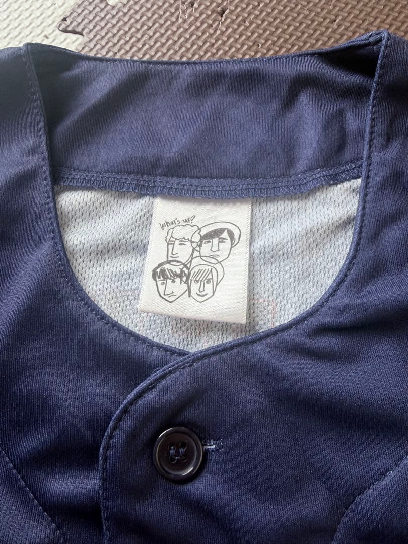 ⭐︎2/10まで⭐︎ヒゲダンベースボールシャツFC限定ネイビーMステッカー付き