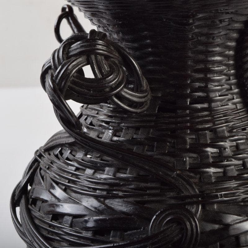 茶道具　篭師　和田麟之作　小猿花入　共箱　C　9123