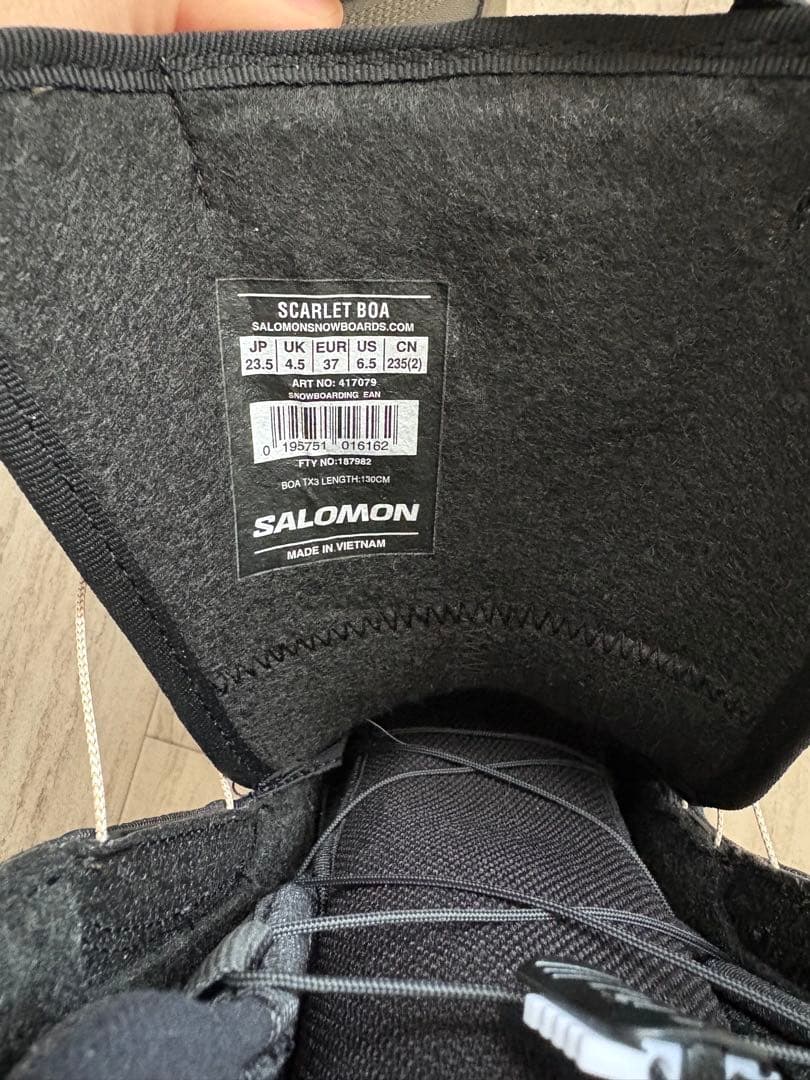 SALOMON スノーボードブーツSCARLET BOA 23.5㎝新品未使用