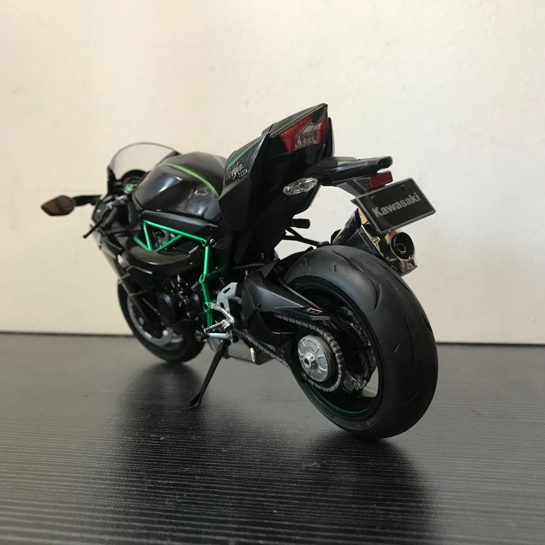 カワサキ H2 CARBON, タミヤプラモデル完成品