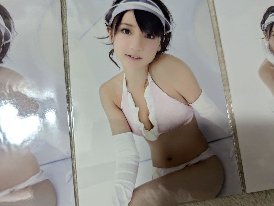 貴重 非売品 美品 オフショット 生写真 無修正 70枚 大島優子②