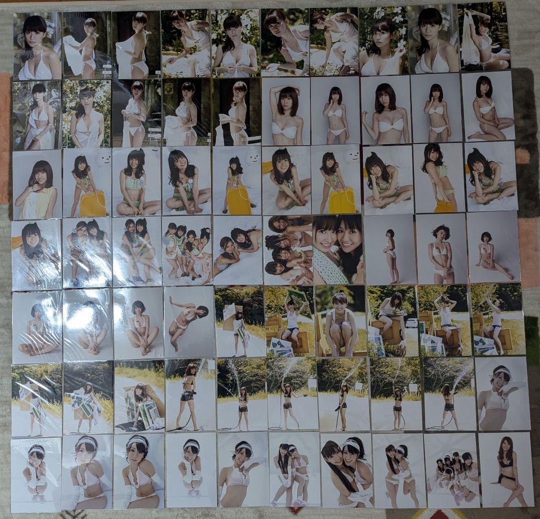 貴重 非売品 美品 オフショット 生写真 無修正 70枚 大島優子②