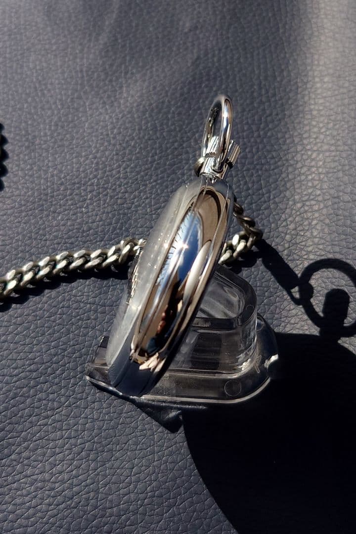 【稼働】上越新幹線開業記念 刻印あり セイコー SEIKO 鉄道時計 懐中時計