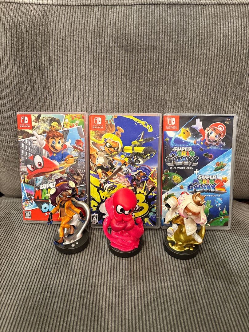 Switchソフト3本amiibo3体セット